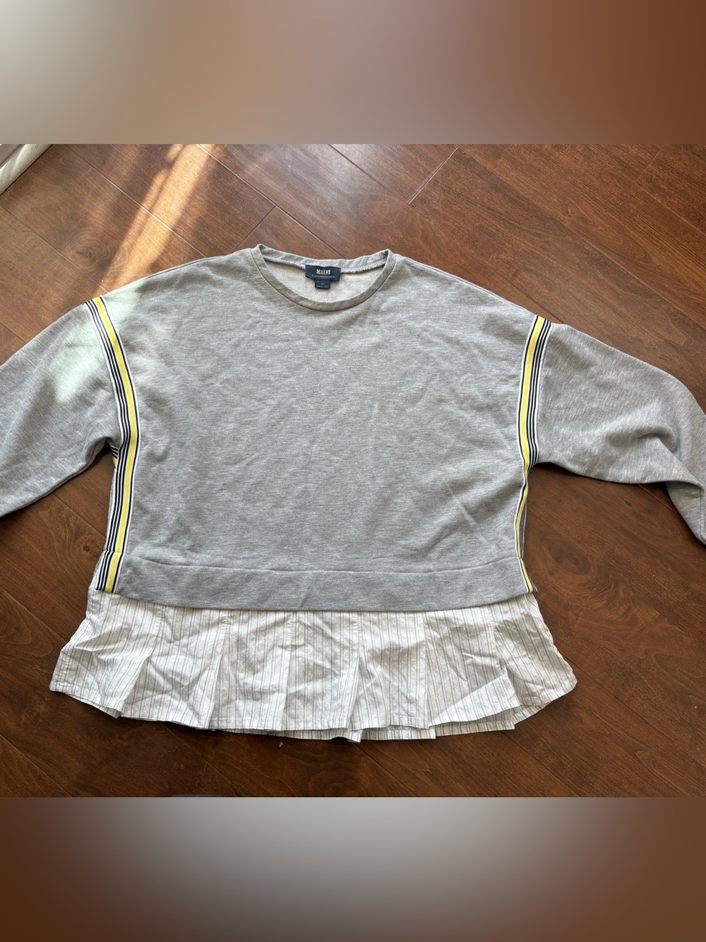 Anthropology Maeve Stripe Tape Twofer Blouse S - Picture 3 of 5